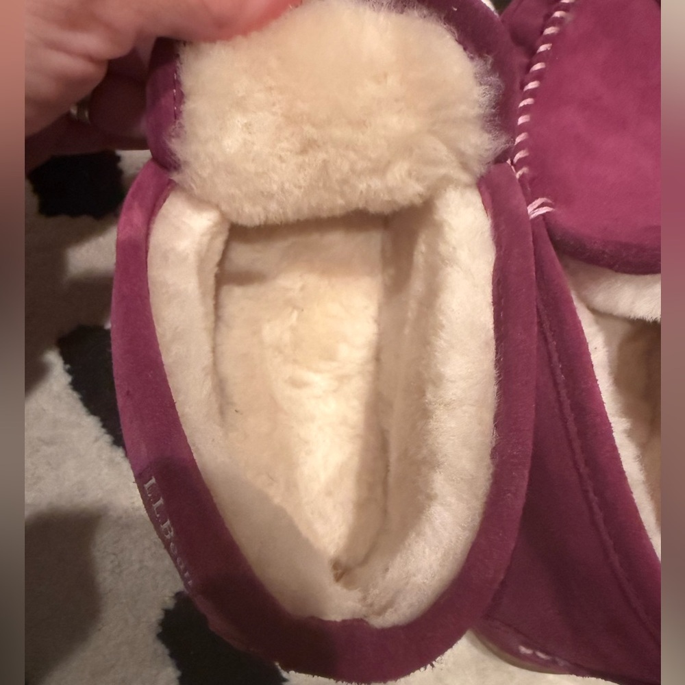 LL Bean Women's Wicked Good Slippers Boot Moc house shoes women’s 8 like new - Picture 5 of 10